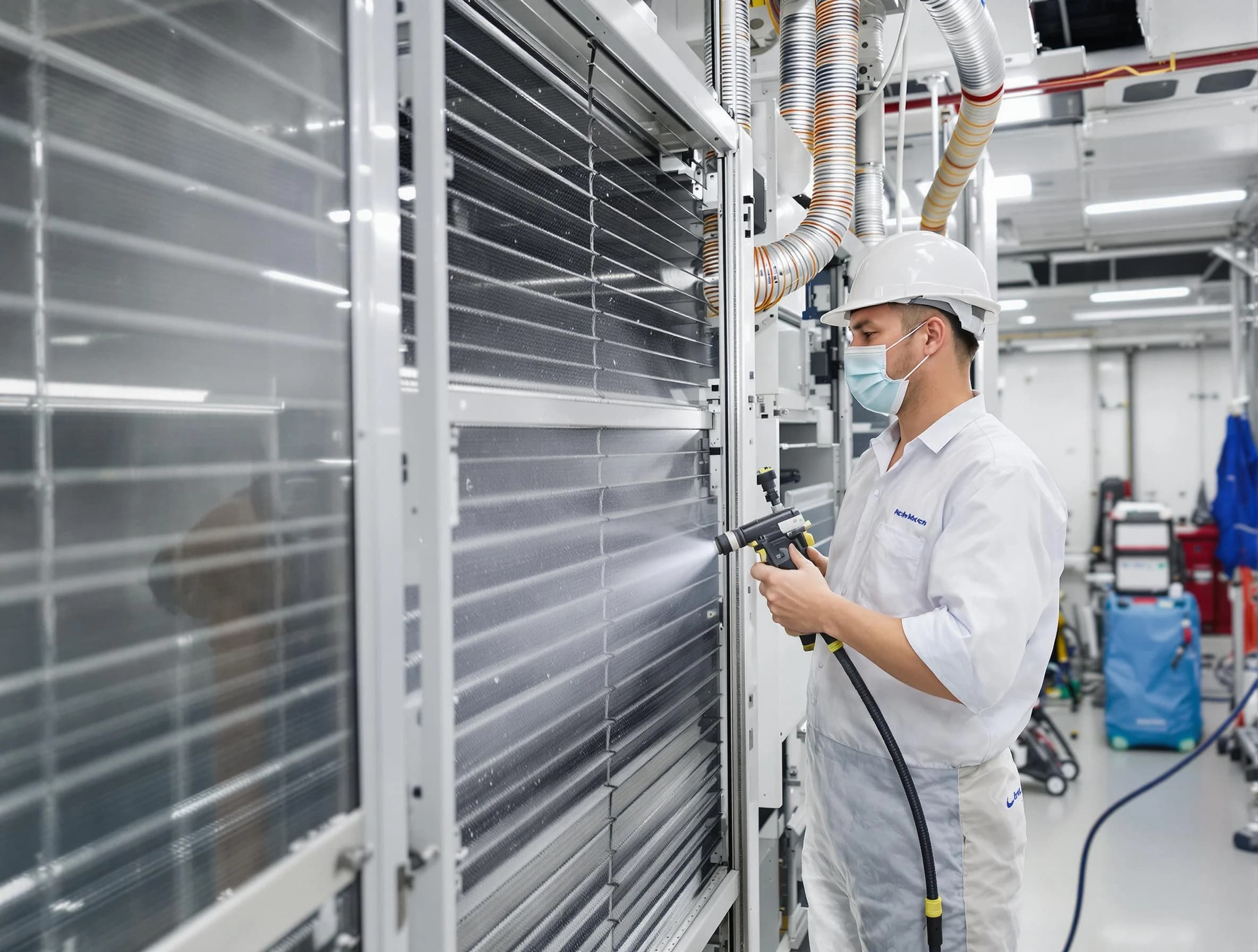 Professional AC coil cleaning by Wellesley Air Duct Cleaning in Wellesley