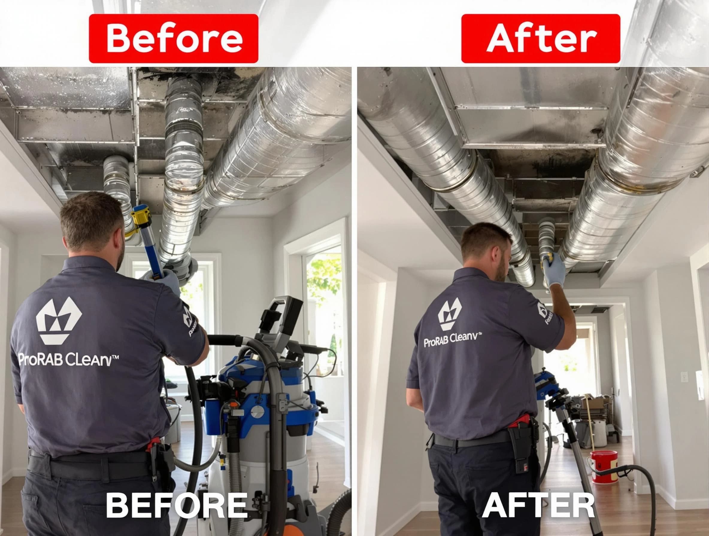 Wellesley Air Duct Cleaning expert performing thorough residential duct cleaning in a Wellesley home