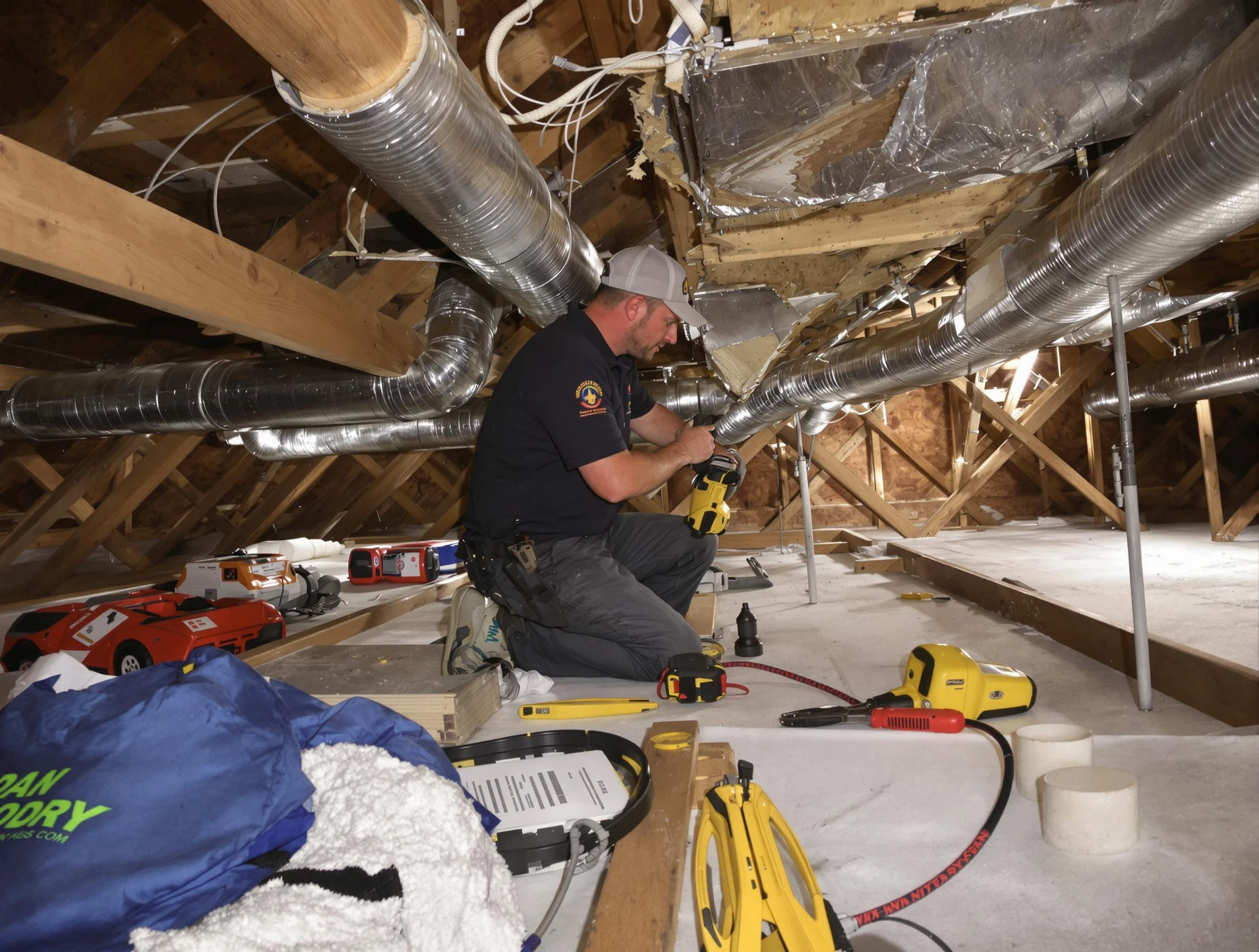 Professional air duct repair by Wellesley Air Duct Cleaning in Wellesley
