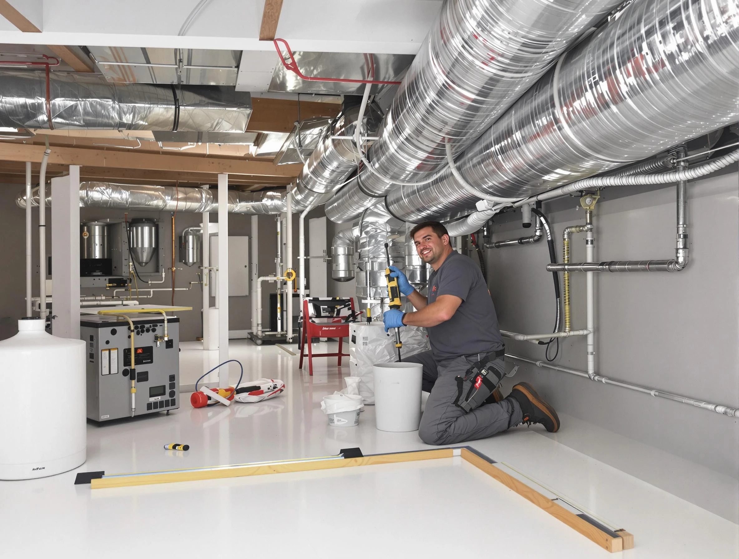 Professional duct sealing service by Wellesley Air Duct Cleaning in Wellesley