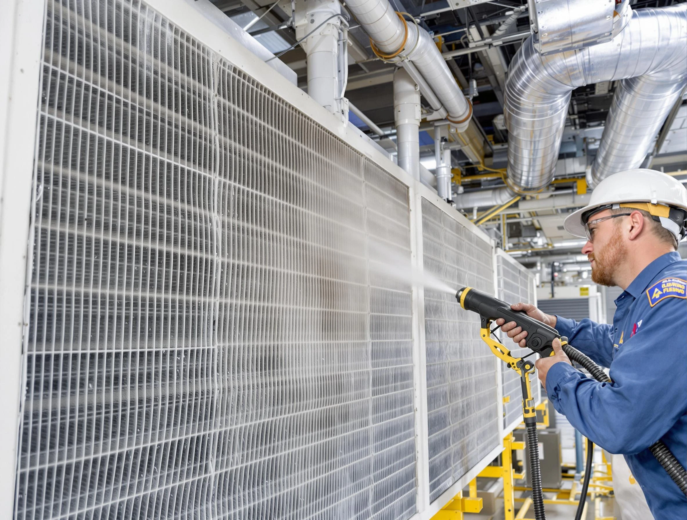 Professional commercial coil cleaning by Wellesley Air Duct Cleaning in Wellesley