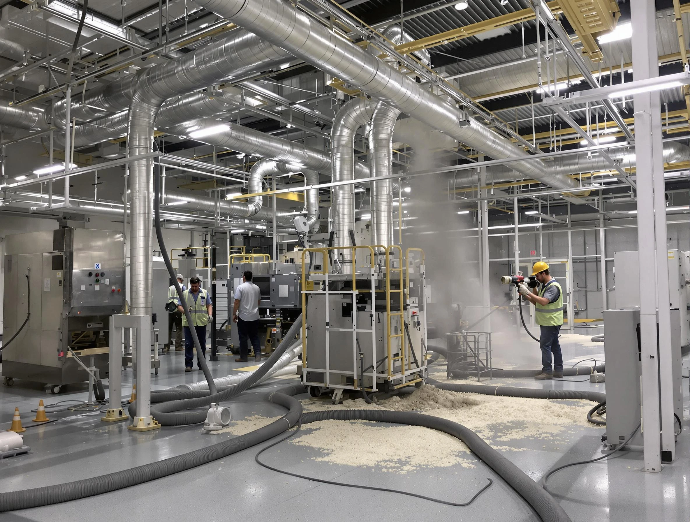 Heavy-duty industrial duct cleaning by Wellesley Air Duct Cleaning in Wellesley